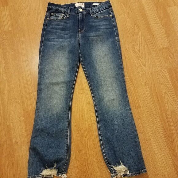 FRAME Le Crop Mini Boot Jeans sz 26 - Picture 2 of 7